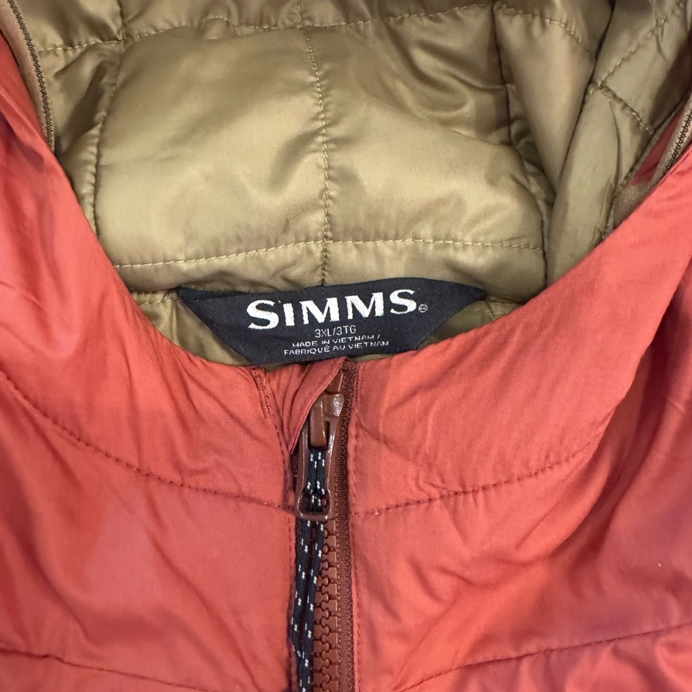 Men’s Simms hooded puffy jacket - Picture 3 of 8